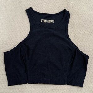 Outdoor Voices Athena Crop Top in Navy — Size Medium